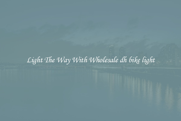 Light The Way With Wholesale dh bike light