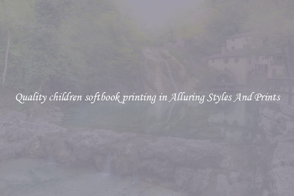 Quality children softbook printing in Alluring Styles And Prints