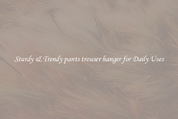 Sturdy & Trendy pants trouser hanger for Daily Uses