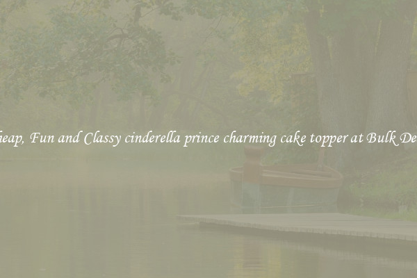 Cheap, Fun and Classy cinderella prince charming cake topper at Bulk Deals