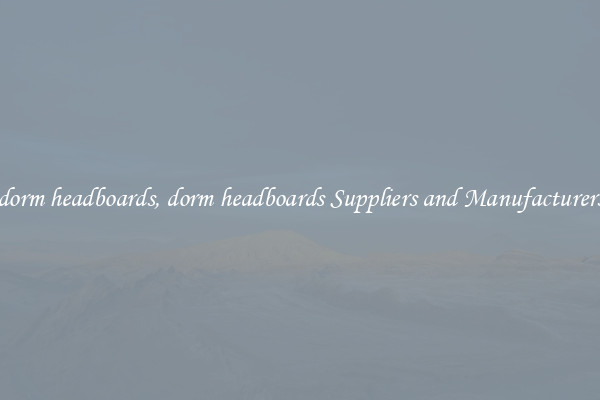 dorm headboards, dorm headboards Suppliers and Manufacturers