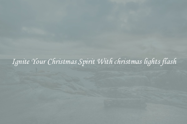 Ignite Your Christmas Spirit With christmas lights flash