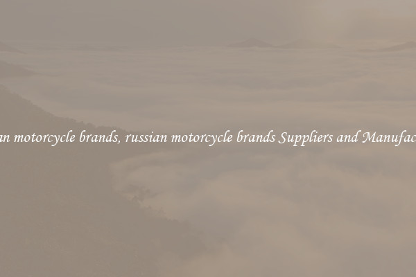 russian motorcycle brands, russian motorcycle brands Suppliers and Manufacturers