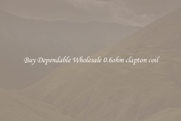 Buy Dependable Wholesale 0.6ohm clapton coil