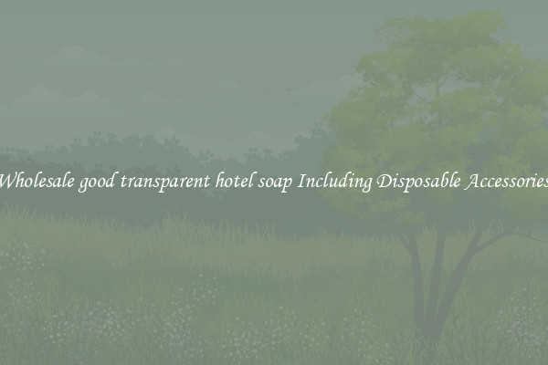 Wholesale good transparent hotel soap Including Disposable Accessories 